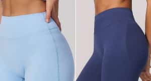 3d knitting technology Cut-and-sew side seam (left) vs. tubular seamless construction (right)